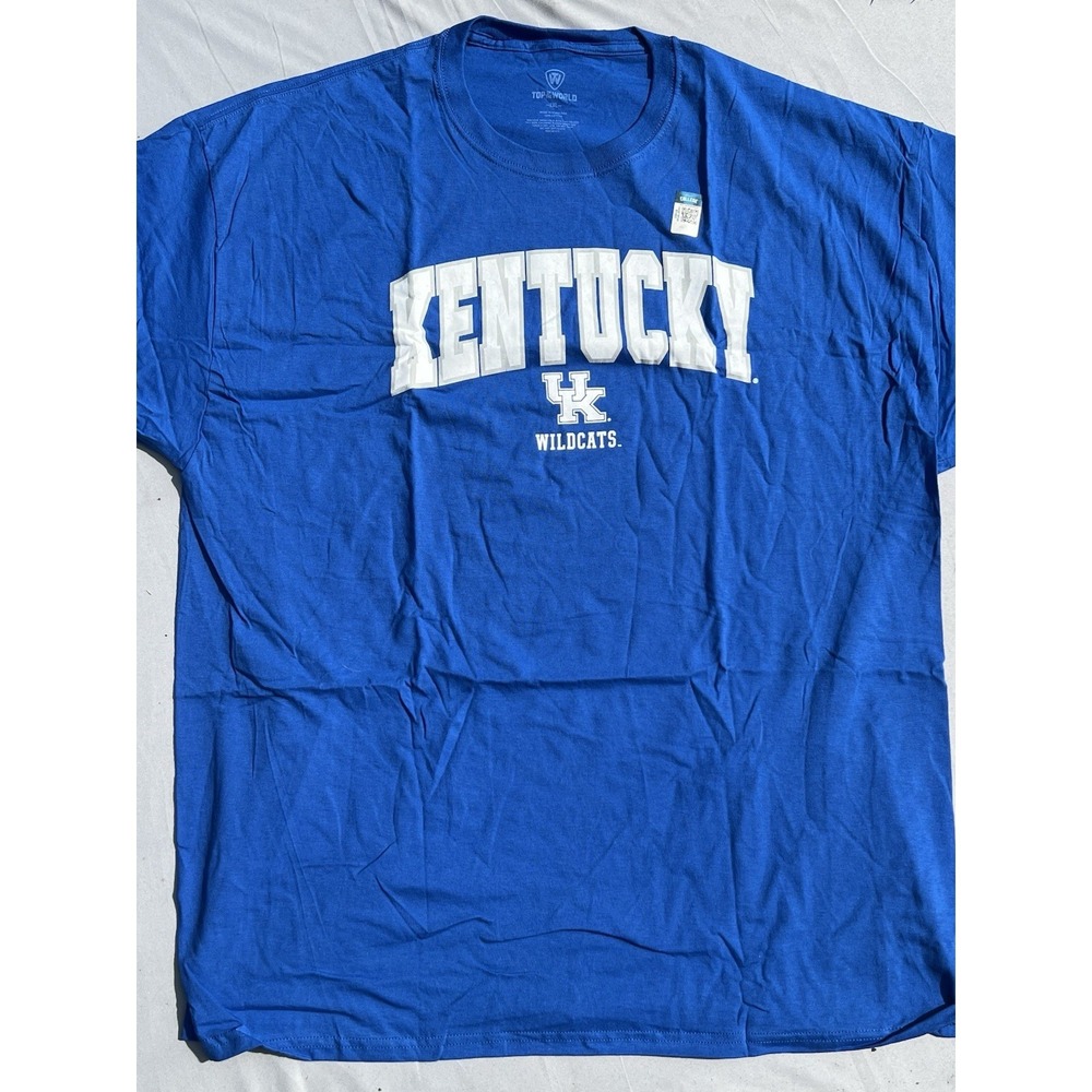 New University Of Kentucky NCAA Basketball Shirt Blue Size‎ 2XL